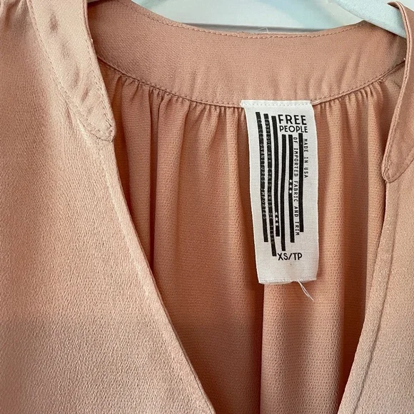 Silky Free People Blouse - Picture 3 of 13